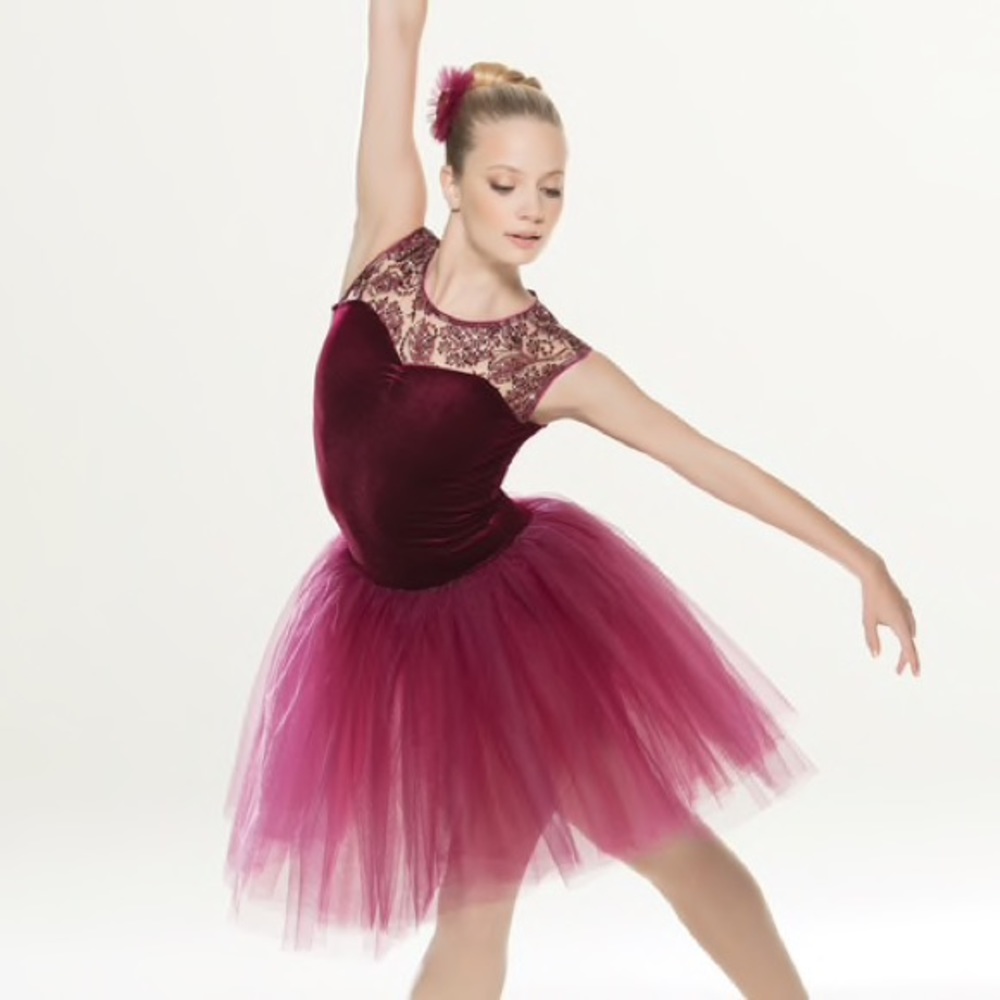 Revolution Dancewear Burgundy Ballet Costume
